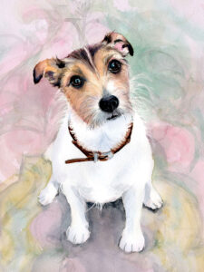 Dogportrait by Marianne Musek - Hundeportrait von Marianne Musek