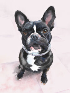 Dogportrait by Marianne Musek - Hundeportrait von Marianne Musek