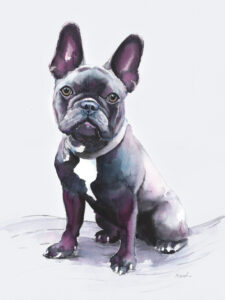 Dogportrait by Marianne Musek - Hundeportrait von Marianne Musek