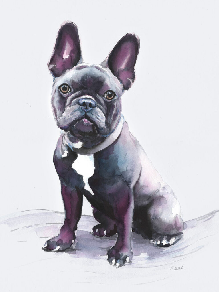 Dogportrait by Marianne Musek - Hundeportrait von Marianne Musek