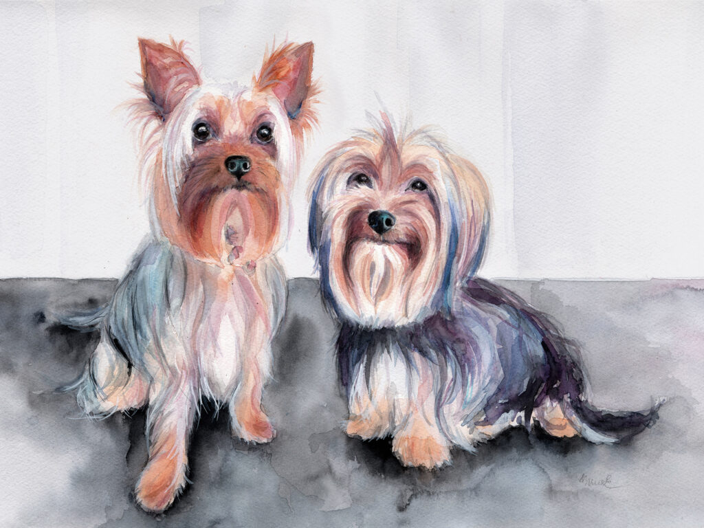 Dogportrait by Marianne Musek - Hundeportrait von Marianne Musek