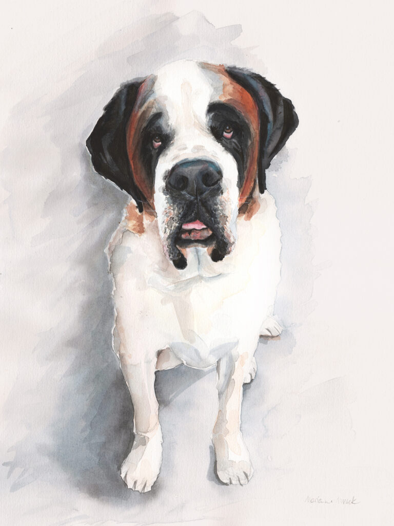 Dogportrait by Marianne Musek - Hundeportrait von Marianne Musek