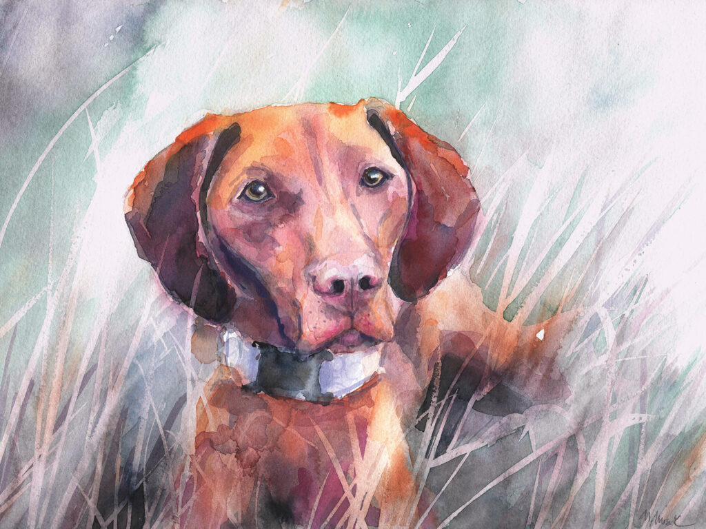 Dogportrait by Marianne Musek - Hundeportrait von Marianne Musek