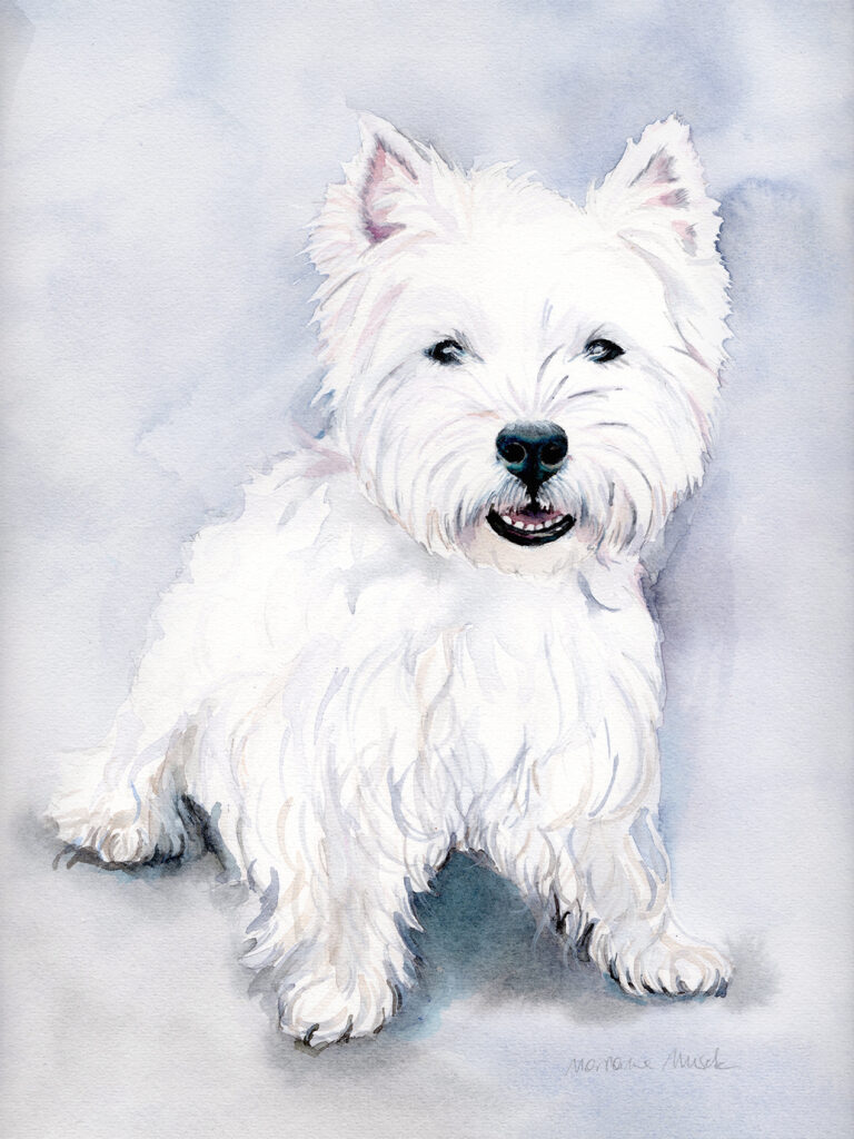 Dogportrait by Marianne Musek - Hundeportrait von Marianne Musek